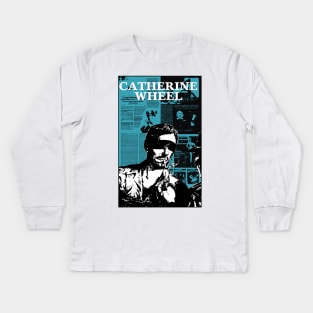 Catherine Wheel - Blindfold - Tribute Design Kids Long Sleeve T-Shirt